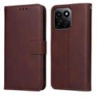 For Honor Play 60 Plus Classic Calf Texture Flip Leather Phone Case(Brown) - 1