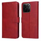 For Honor Play 60 Plus Classic Calf Texture Flip Leather Phone Case(Red) - 1