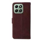 For Honor X6b Classic Calf Texture Flip Leather Phone Case(Brown) - 3