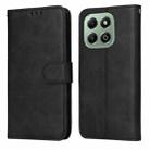 For Honor X6b Classic Calf Texture Flip Leather Phone Case(Black) - 1