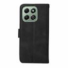 For Honor X6b Classic Calf Texture Flip Leather Phone Case(Black) - 3