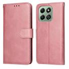 For Honor X6b Classic Calf Texture Flip Leather Phone Case(Rose Gold) - 1