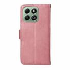 For Honor X6b Classic Calf Texture Flip Leather Phone Case(Rose Gold) - 3