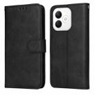 For Honor X60i Classic Calf Texture Flip Leather Phone Case(Black) - 1