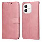 For Honor X60i Classic Calf Texture Flip Leather Phone Case(Rose Gold) - 1