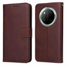 For Honor X9c / Magic7 Lite Classic Calf Texture Flip Leather Phone Case(Brown) - 1