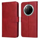 For Honor X9c / Magic7 Lite Classic Calf Texture Flip Leather Phone Case(Red) - 1