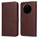 For Honor Magic7 Classic Calf Texture Flip Leather Phone Case(Brown) - 1