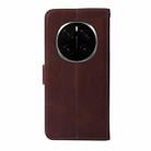 For Honor Magic7 Pro Classic Calf Texture Flip Leather Phone Case(Brown) - 3