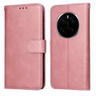 For Honor Magic7 Pro Classic Calf Texture Flip Leather Phone Case(Rose Gold) - 1