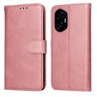 For Honor 300 Classic Calf Texture Flip Leather Phone Case(Rose Gold) - 1