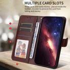 For Honor X8c 4G Classic Calf Texture Flip Leather Phone Case(Brown) - 3