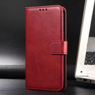 For Honor X8c 4G Classic Calf Texture Flip Leather Phone Case(Red) - 2