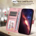 For Honor X8c 4G Classic Calf Texture Flip Leather Phone Case(Rose Gold) - 3