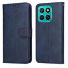 For Honor X8c 4G Classic Calf Texture Flip Leather Phone Case(Blue) - 1