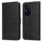 For Honor 400 Classic Calf Texture Flip Leather Phone Case(Black) - 1