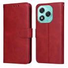 For Honor 400 Lite Classic Calf Texture Flip Leather Phone Case(Red) - 1
