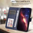 For Honor 400 Lite Classic Calf Texture Flip Leather Phone Case(Blue) - 3