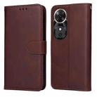 For Honor Play 60 Classic Calf Texture Flip Leather Phone Case(Brown) - 1