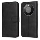 For Honor X70 5G Classic Calf Texture Flip Leather Phone Case(Black) - 1