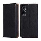 For Tecno Pova 5G Gloss Oil Solid Color Magnetic Leather Phone Case(Black) - 1