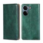 For Tecno Camon 20 Pro 4G Gloss Oil Solid Color Magnetic Leather Phone Case(Green) - 1