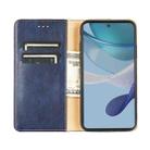 For Xiaomi Redmi Note 12 Turbo Gloss Oil Solid Color Magnetic Leather Phone Case(Blue) - 1