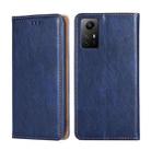 For Xiaomi Redmi Note 12S 4G Gloss Oil Solid Color Magnetic Leather Phone Case(Blue) - 1