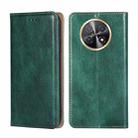 For Huawei Enjoy 60X Gloss Oil Solid Color Magnetic Leather Phone Case(Green) - 1