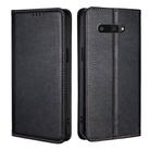 For Kyocera Digno SX4 5G Gloss Oil Solid Color Magnetic Leather Phone Case(Black) - 1