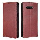 For Kyocera Digno SX4 5G Gloss Oil Solid Color Magnetic Leather Phone Case(Brown) - 1