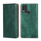 For Nokia C22 Gloss Oil Solid Color Magnetic Leather Phone Case(Green) - 1