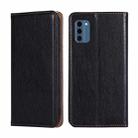 For Nokia C300 4G US Gloss Oil Solid Color Magnetic Leather Phone Case(Black) - 1