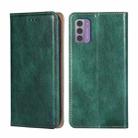 For Nokia G42 5G Gloss Oil Solid Color Magnetic Leather Phone Case(Green) - 1