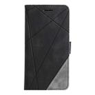 For OPPO Reno11 F Skin Feel Splicing Leather Phone Case(Black) - 2