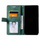 For OPPO A3 4G / 5G Skin Feel Splicing Leather Phone Case(Green) - 3