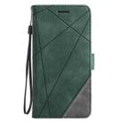 For OPPO Find X8 5G Skin Feel Splicing Leather Phone Case(Green) - 2