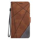 For OPPO Reno13 Pro 5G Skin Feel Splicing Leather Phone Case(Brown) - 2