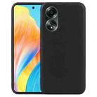 For OPPO A58 4G TPU Phone Case(Black) - 1