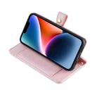 For OPPO Reno10 Pro+ 5G Lite Sheep Texture Cross-body Zipper Wallet Leather Phone Case(Pink) - 4