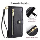 For OPPO Reno7 4G / F21 Pro 4G Sheep Texture Cross-body Zipper Wallet Leather Phone Case(Black) - 3