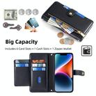 For OPPO Reno8 T 5G / A1 Pro 5G Sheep Texture Cross-body Zipper Wallet Leather Phone Case(Black) - 2