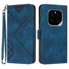 For Honor GT Pro Line Pattern Skin Feel Leather Phone Case(Royal Blue) - 1