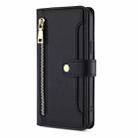 For OnePlus Ace 2 Pro Lite Sheep Texture Cross-body Zipper Wallet Leather Phone Case(Black) - 2