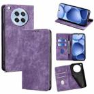 For OPPO Find X8s 5G RFID Anti-theft Brush Magnetic Leather Phone Case(Purple) - 1