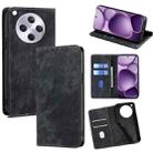 For OPPO Find X8s+ 5G RFID Anti-theft Brush Magnetic Leather Phone Case(Black) - 1