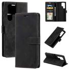 For Samsung Galaxy S23 Ultra 5G Skin Feel RFID Blocking Leather Phone Case(Black) - 1