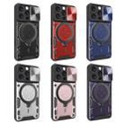 For iPhone 16 Pro CD Texture Sliding Camshield Magnetic Holder Phone Case(Pink) - 2