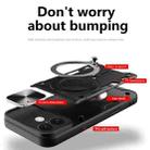 For iPhone 16 Plus CD Texture Sliding Camshield Magnetic Holder Phone Case(Black) - 3