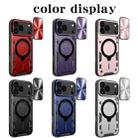 For iPhone 17 Pro Max CD Texture Sliding Camshield Magnetic Holder Phone Case(Blue) - 2